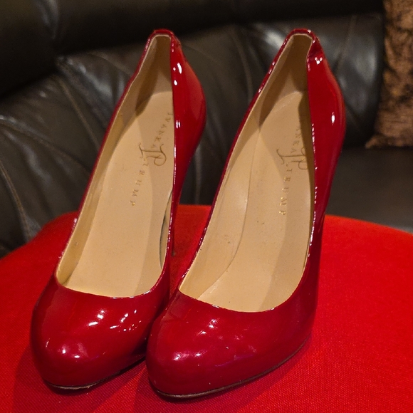 Ivanka Trump Red Patent Leather Heels - Picture 1 of 3